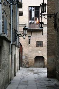 Calle de Pabostre, en el Casco Viejo de Zaragoza